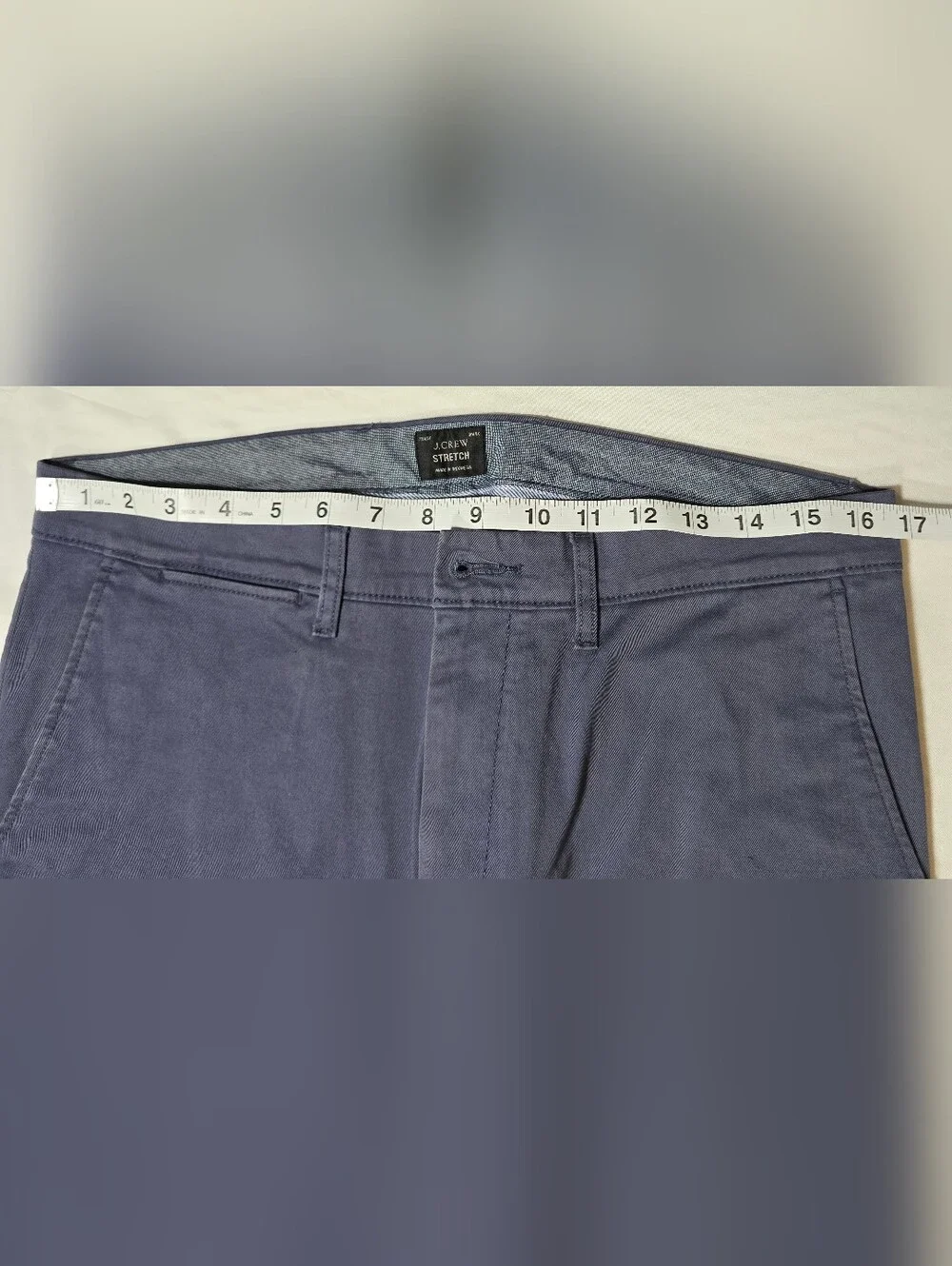 J.Crew 484 Slim Stretch Navy Chinos 32x34